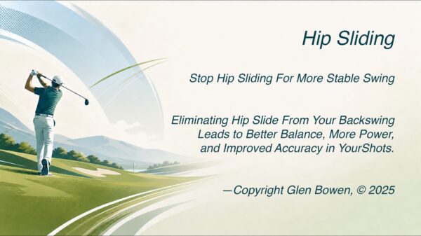 Prevent hip sliding during swings