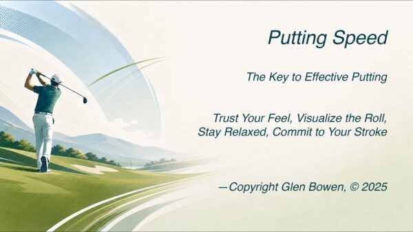 Mastering putting speed for success