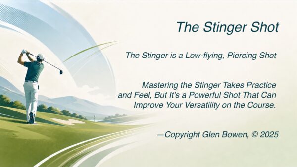 The Stinger shot technique explained