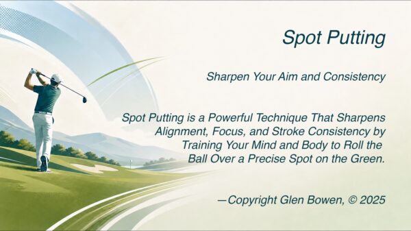 Sharpening golf putting skills