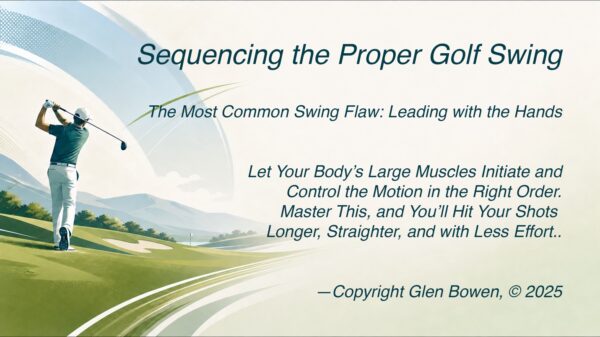 Golf swing sequencing and common flaws explained.