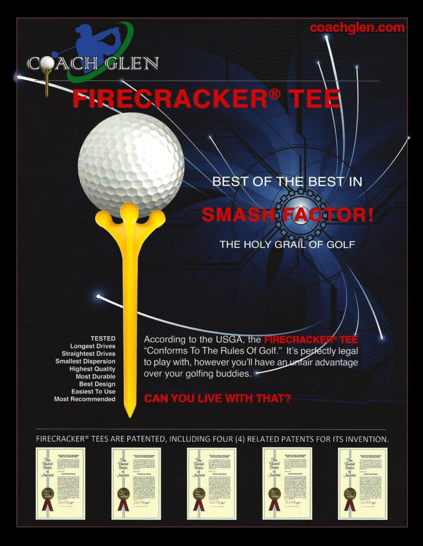 Revolutionary tee enhancing golf drives